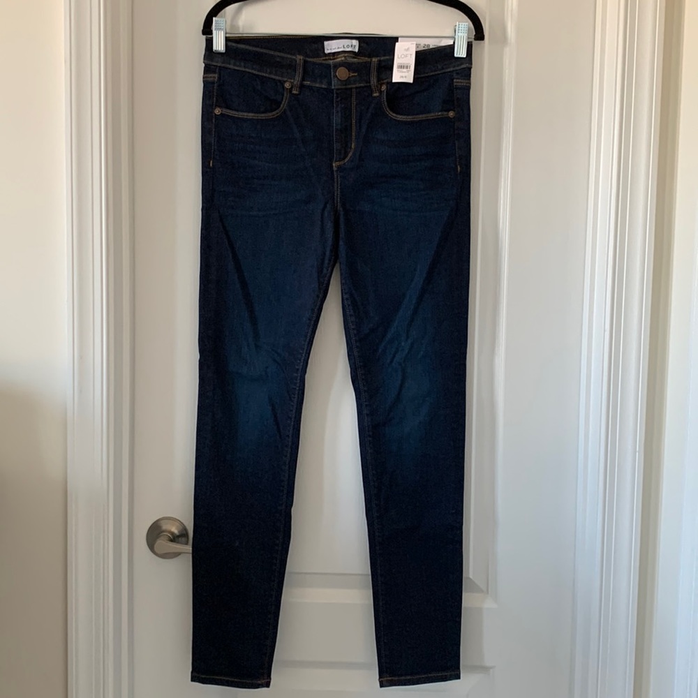 NWT LOFT Mid-Rise Jean Leggings Size 6